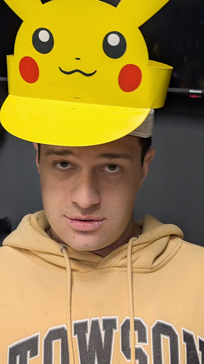 I was promised "pokemon hats" for the pokemon day league. We made them workkk