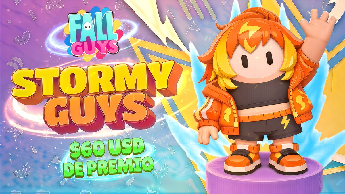🧡 EVENTO ︱STORMY GUYS 👑

➤ Buscamos 30 'Creadores de Contenido' para Participar de esta Edición de la "Stormy Guys" basada en el Juego - Fall Guys 🔥

★💸 $60 USD PRIZE POOL 💸★

RT ♻️ / MG ❤️ = 🍕

📝︱Inscripción:
forms.gle/bbod3RKgC9FDkV…
