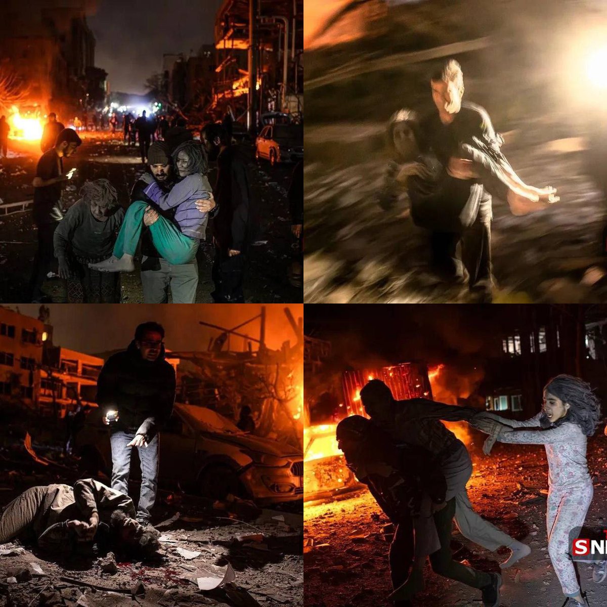At least 20 Iranian civilians were killed in US-Israeli airstrikes in Niloufar Square, Tehran tonight.