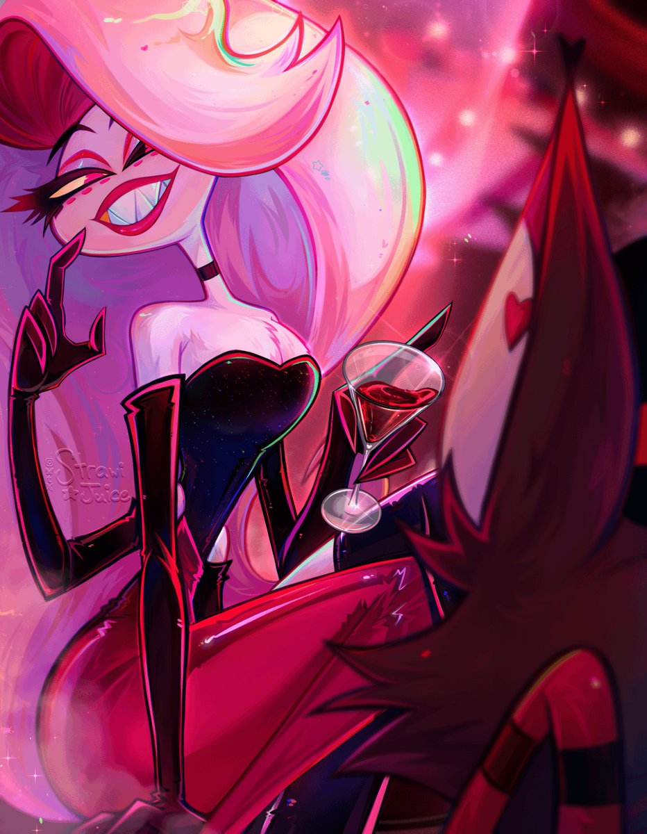 strawijuice's tweet photo. Losing Streak 🩷🪽✨
#HazbinHotel #angeldust #huskerdust https://t.co/UC2Eh5gtHK