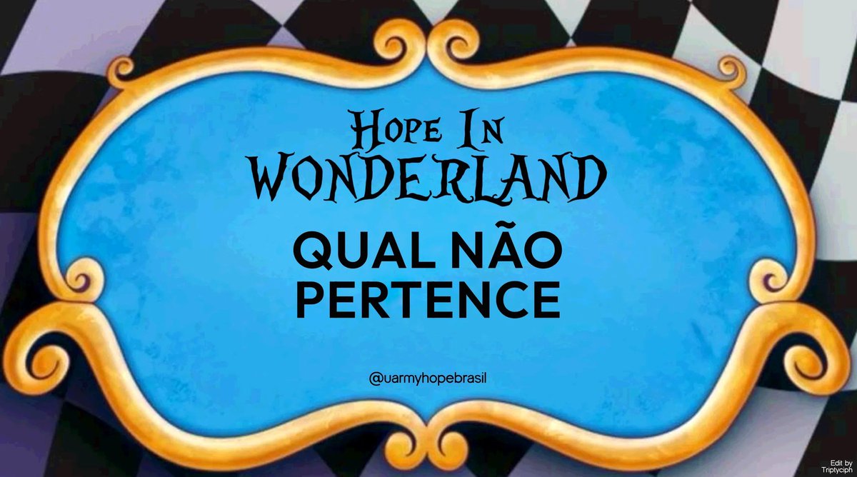 uarmyhopebrasil's tweet photo. Qual não pertence: 4 rodadas, 40 pontos cada! 🤷♂️❓
imagens serão jogadas para os participantes dos times e nessas imagens terá objetos que não pertence a ela, eles terão que saber que objetos são esses.
HOPE IN WONDERLAND
#TimeHope
#Timejack
#HOBIUARY2026 https://t.co/2qyc7bPw6E