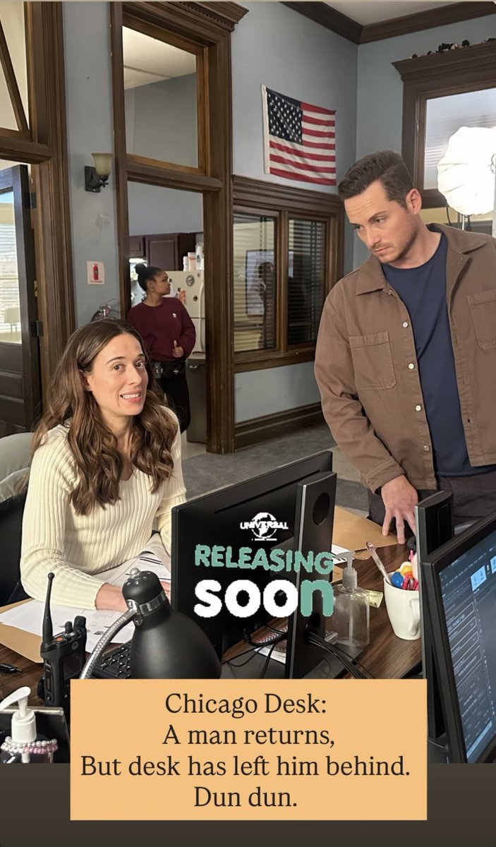 Arusess's tweet photo. "The crossover couple no one asked for: Jake and Kate! Together after so long; Kate has ZERO chill about it."😂

© MS IG and, JLS and MS IG Stories

#ChicagoCrossover #MarinaSquerciati #JesseLeeSoffer  #JayHalstead #KimBurgess (or Jake and Kate) https://t.co/cg8ilPvWZX