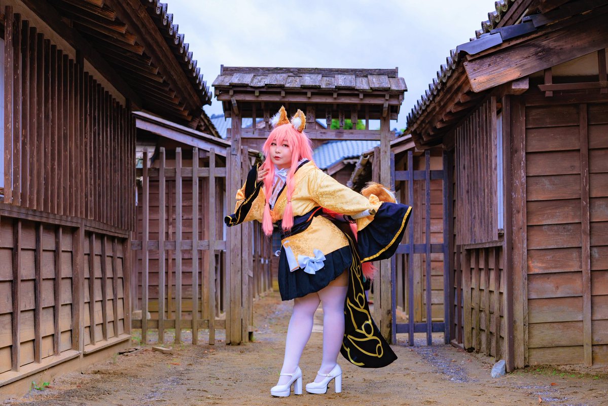 コス】 逸れのライダー/タマモアリア *Fate/Samurai Remnant photo