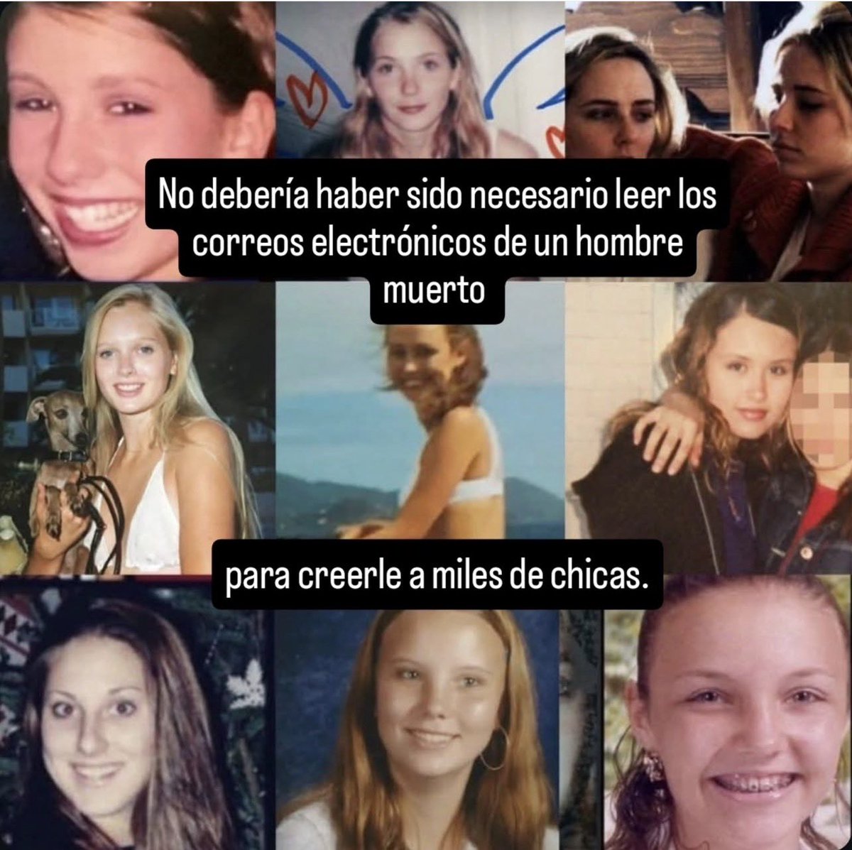 La guerra no hará olvidar el caso Epstein. Ni una sola persona ha sido investigada, condenada o acusada por los crímenes cometidos en la isla de pedofila.
No dejemos de hablar de Epstein hasta que no haya juicio: Nuremberg 2.0

🔥🔥🔥🔥☄️