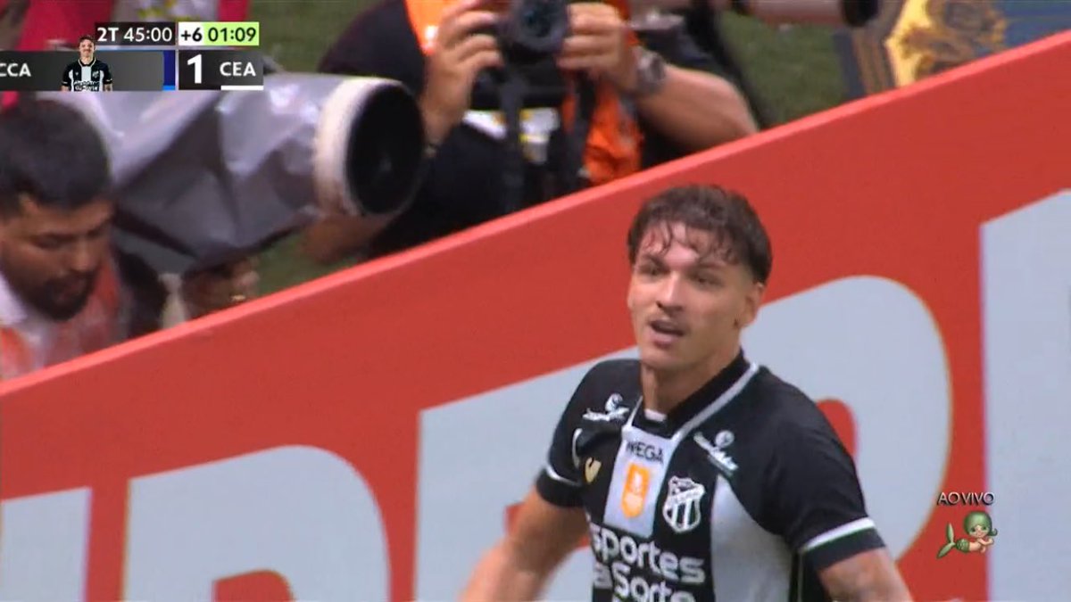 NUNCA CRITICADO!
Lucca empata pro Vozão aos 46 do 2º tempo, cabeceando na 1ª trave!