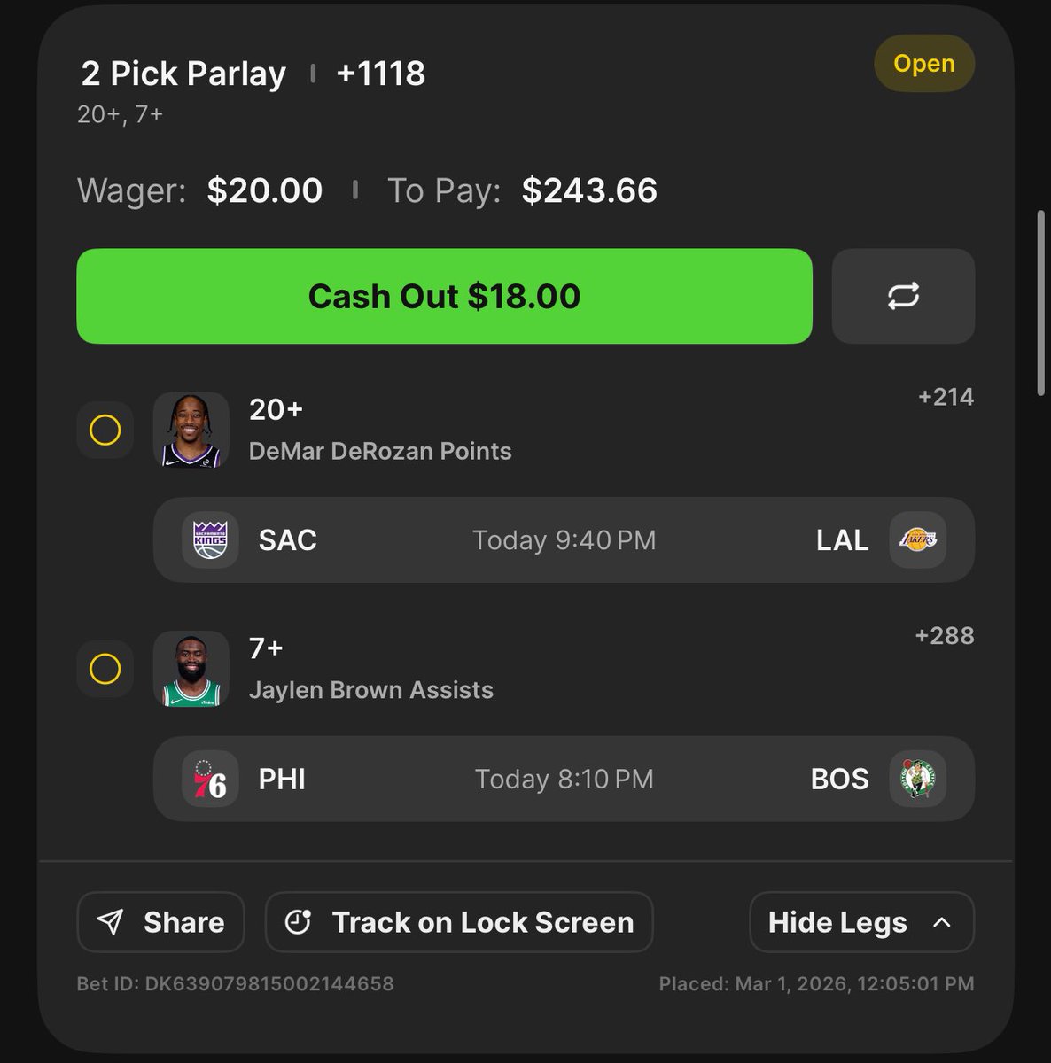 ChakBets's tweet photo. Great matchups let’s get it done! #Gambling𝕏 #GamblingCommunity #DraftKings https://t.co/a4wZAPcMGe