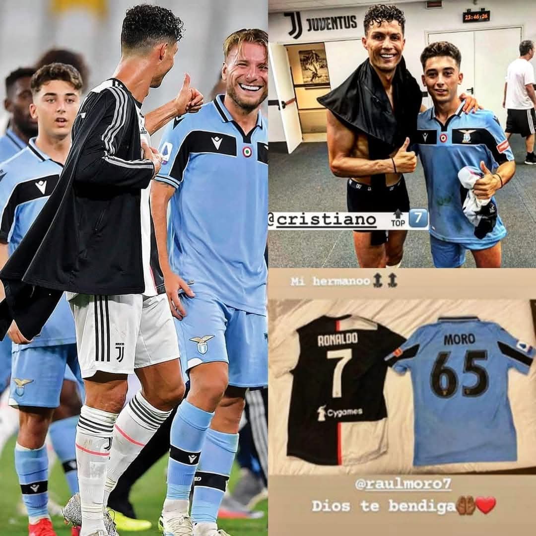 AlNassrTribune's tweet photo. 🎙 Raúl Moro | 2021:

​"After the match against Juventus, I asked Cristiano for his jersey. He told me to wait in the tunnel while he finished a TV interview. I stayed there for about 10 minutes, wondering if he would really show up."

​"Then I saw him... a total beast. He walked in, took off his shirt, and handed it to me. He even shook my hand and asked, 'How are you?' I was stunned into silence."

​"I managed to ask for a photo, and he agreed. It was everything I could've asked for."

— @CallHimGoat