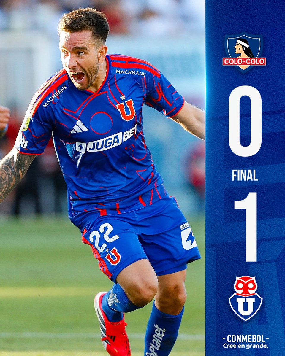 ¡Triunfo de <a href="/udechile/">Universidad de Chile</a> en el clásico! 👏⚽️

#CreeEnGrande