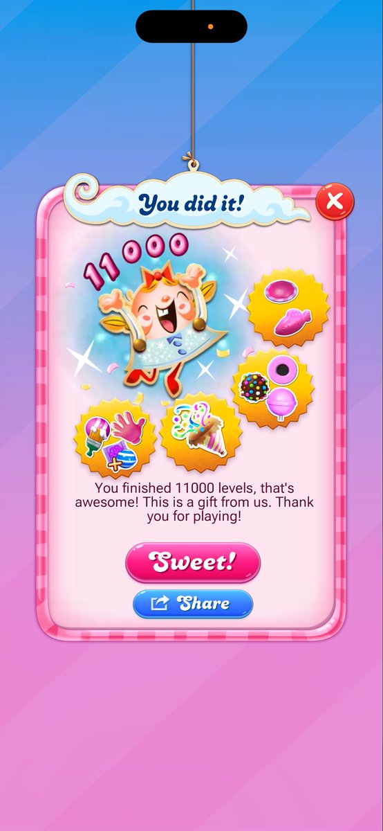 “Spins you can’t make it to level 11,000”

Bet.