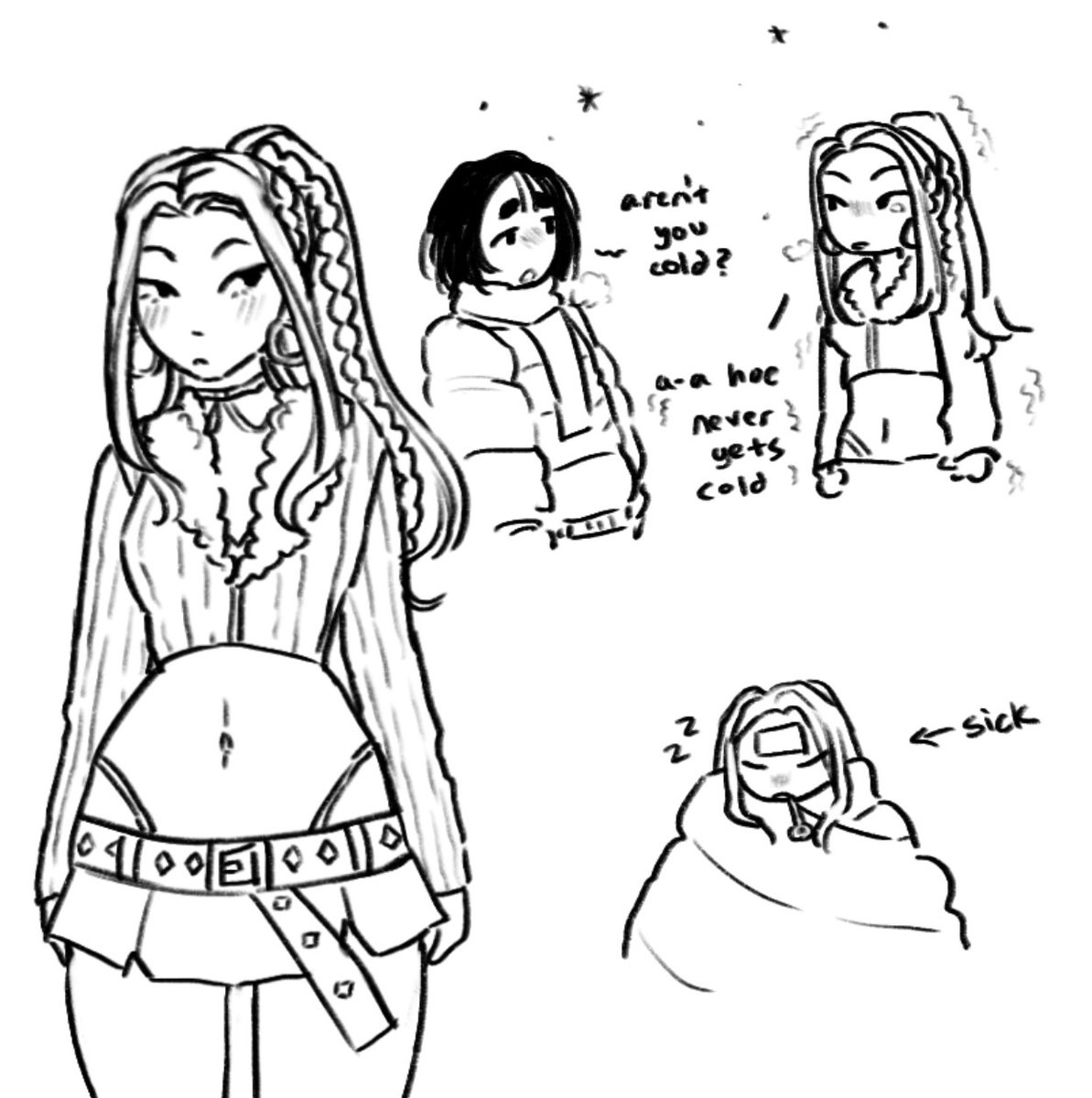 mikanviola8's tweet image. beautiful girls have struggles too #SquidGame #kangmina (with youngmi)