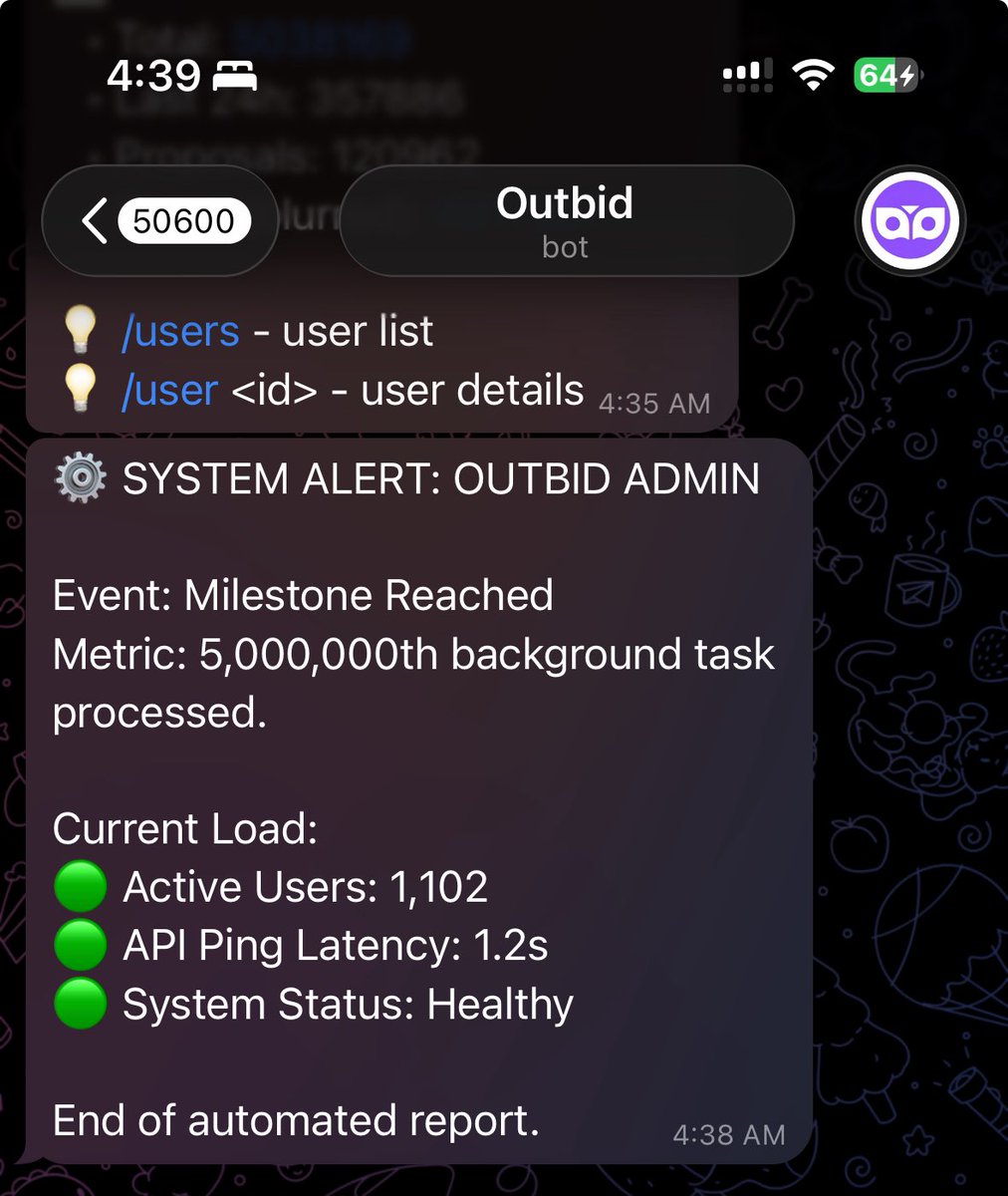 From building a complex resume optimization extension to managing a single Telegram bot that just processed its 5,000,000th job alert, crazy side quest. 

Over 1k freelancers are now using my infra to beat the Upwork delay,  apply first and win jobs.

It’s only been a week 🚀