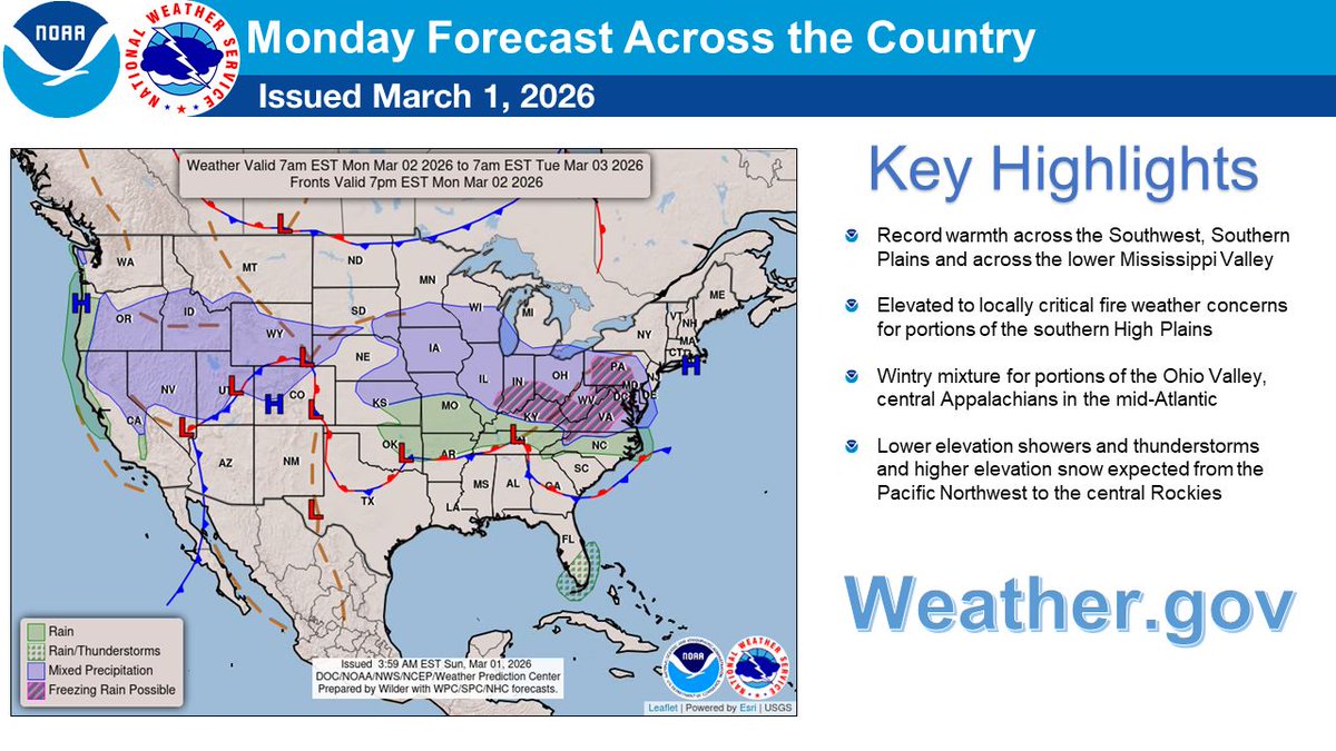National Weather Service tweet media