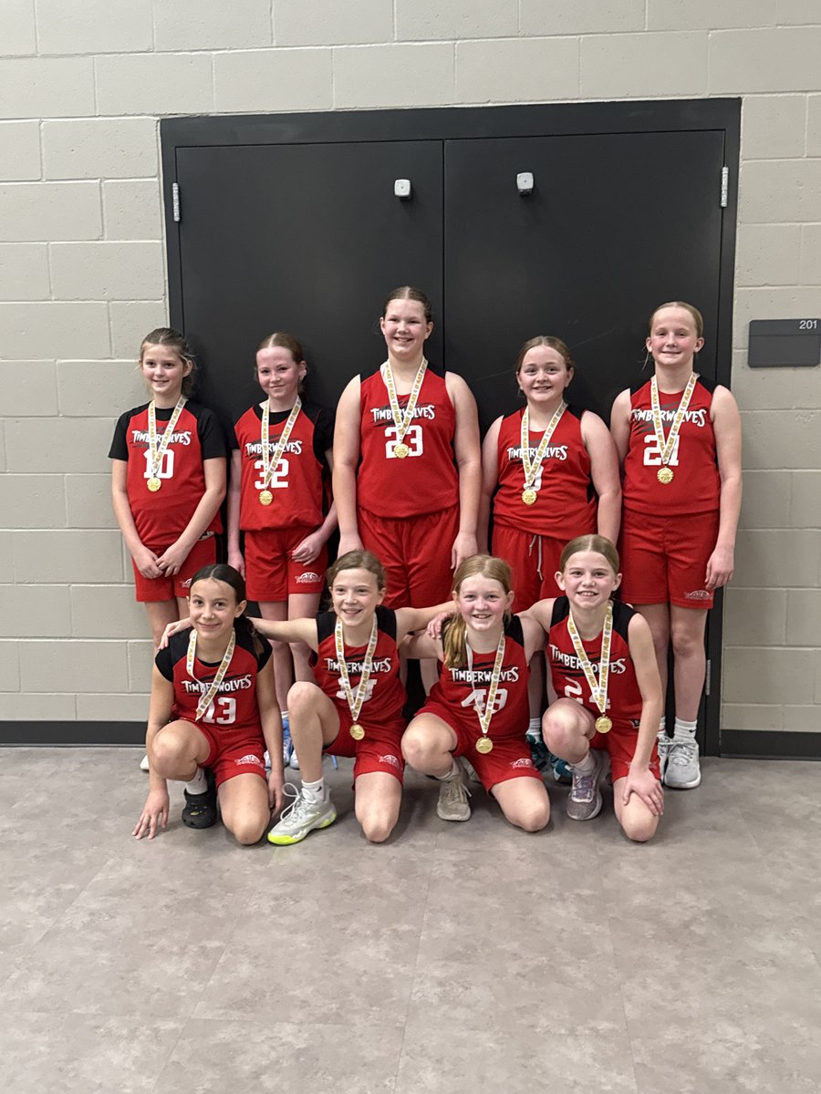 LincolnTwolves's tweet photo. Congratulations to the Timberwolves 4th/5th team on going 3-0 and winning the championship at the February Finale Tournament. The girls on this team were selected from our 4/5th Hahn team to play in one extra tournament. 13-point comeback and 8-point comeback to win gold! https://t.co/hdvAm3as74