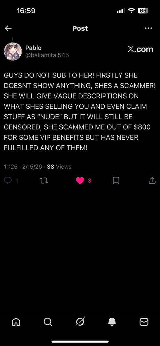 Jamesocrs's tweet photo. @Dottyyidi She’s hiding comments that expose her btw https://t.co/d7RZBH2gdT