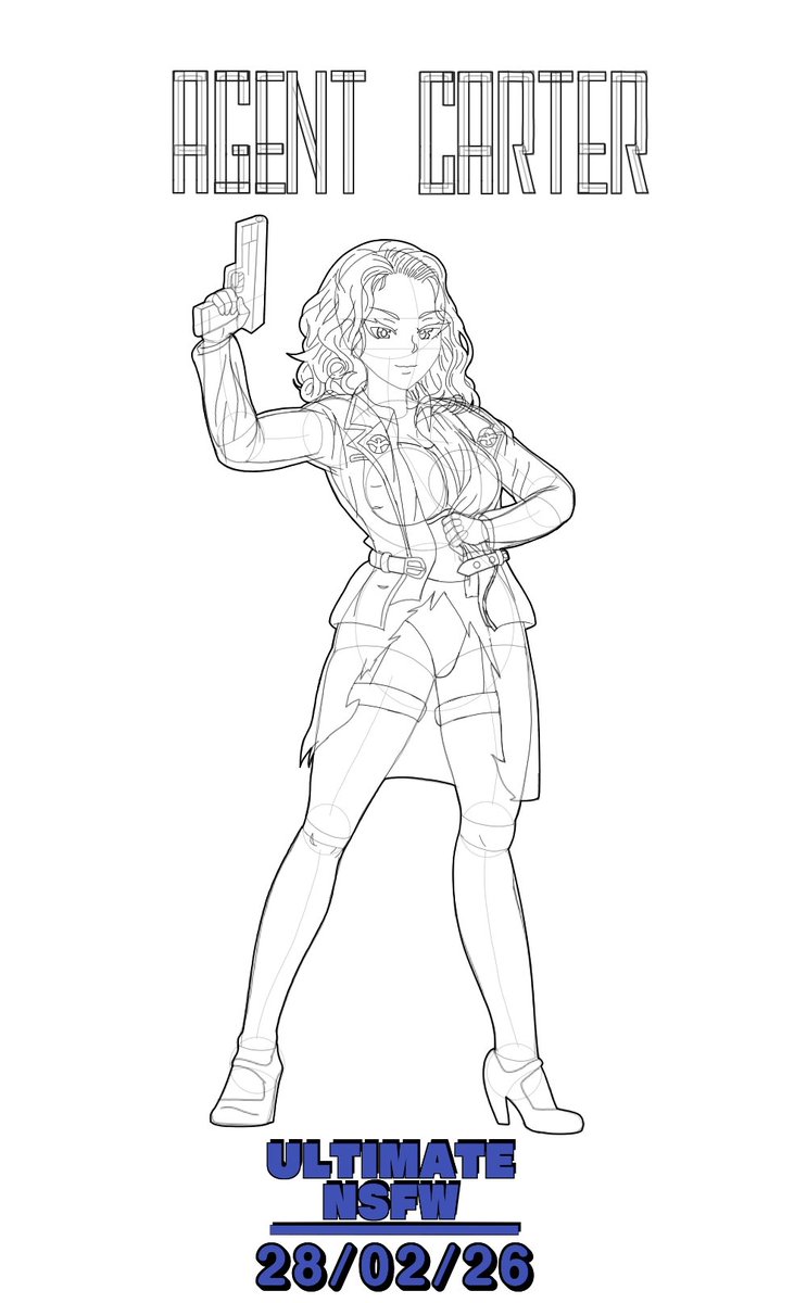ultimatensfw's tweet photo. 👤📝¡𝗙𝗔𝗡𝗔𝗥𝗧!👤📝
Ilustración en boceto de la Agente Peggy Carter, personaje del Capitán América en digital 👩🏻🦰🕵🏻♀️🇬🇧
#Arte ✏️
#Digital 👨🏻💻 👨🏻🎨
#Dibujo 📝
#Boceto ️👤✏️
#Diseño 💃🏻
#AgenteCarter 👩🏻🦰🕵🏻♀️🇬🇧
#CapitánAmérica 🪖💪⍟🇺🇲
#Marvel 💥📚
#Fanart 💃👨🏻🎨
#NSFW 😏
#Anime 🧒🏻👧🏻👀 https://t.co/ZzKXvcW8CO