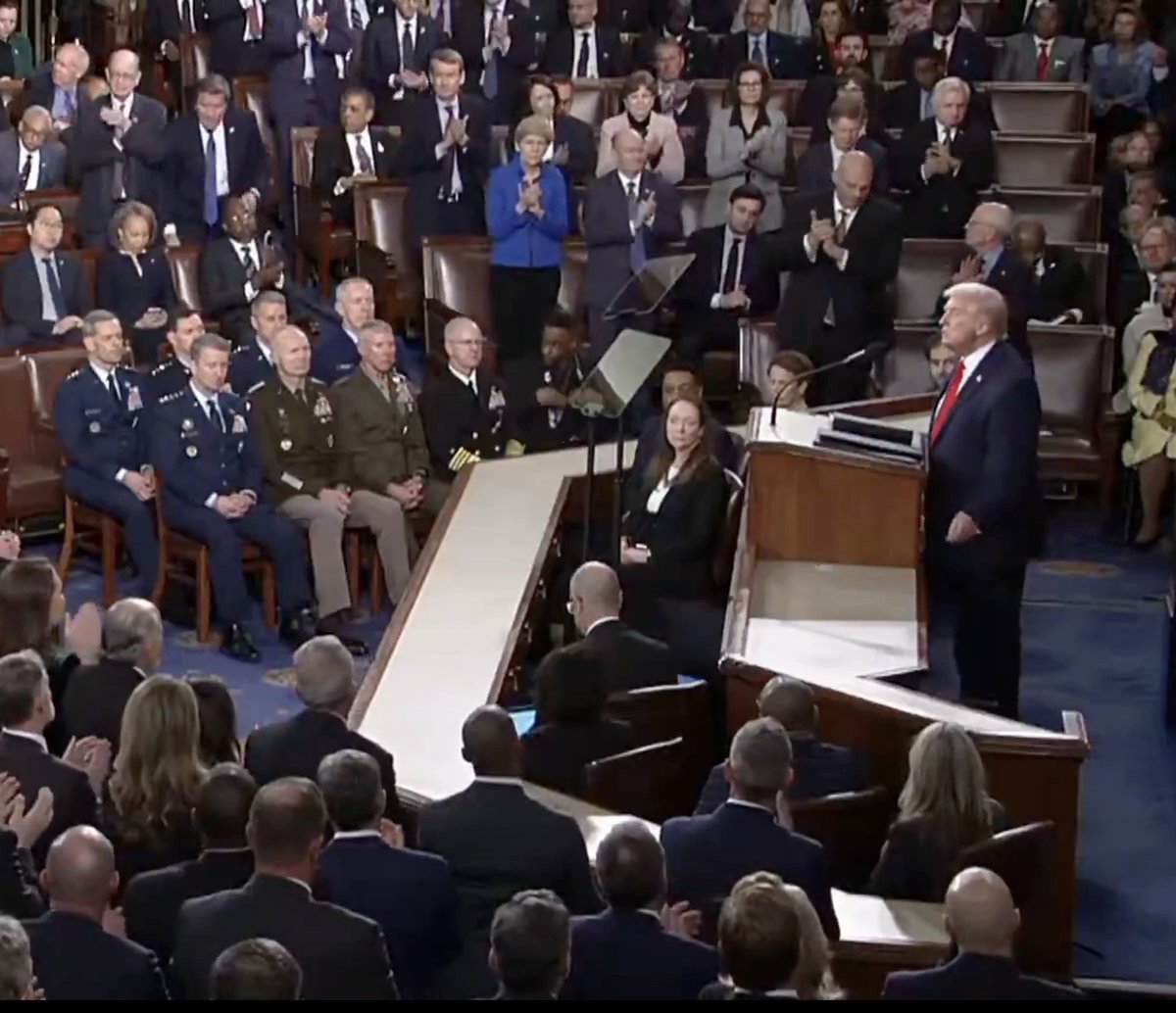 Is this you, wearing the same thing, giving a standing ovation to Trump when he said he would do this?