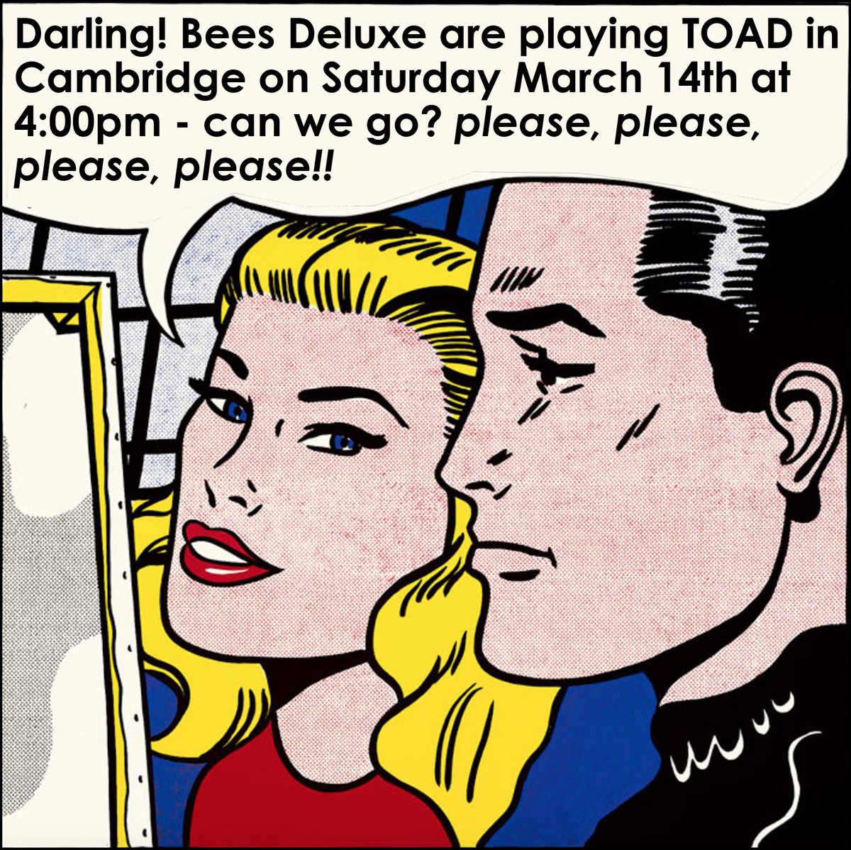 BeesDeluxe's tweet photo. Bees Deluxe special matinee at McCarthy’s Toad on Saturday March 14 live at 4:00 pm. Bring your dancing shoes & musical ears.
#blues #acidblues #beesdeluxe #OnlyInBOS #bostoncalling #citywinerybos #soundsgoodBOS #roadrunnerbos @BostonGlobe @BostonDotCom @Boston25 @bostonherald https://t.co/PxBml9bfeX