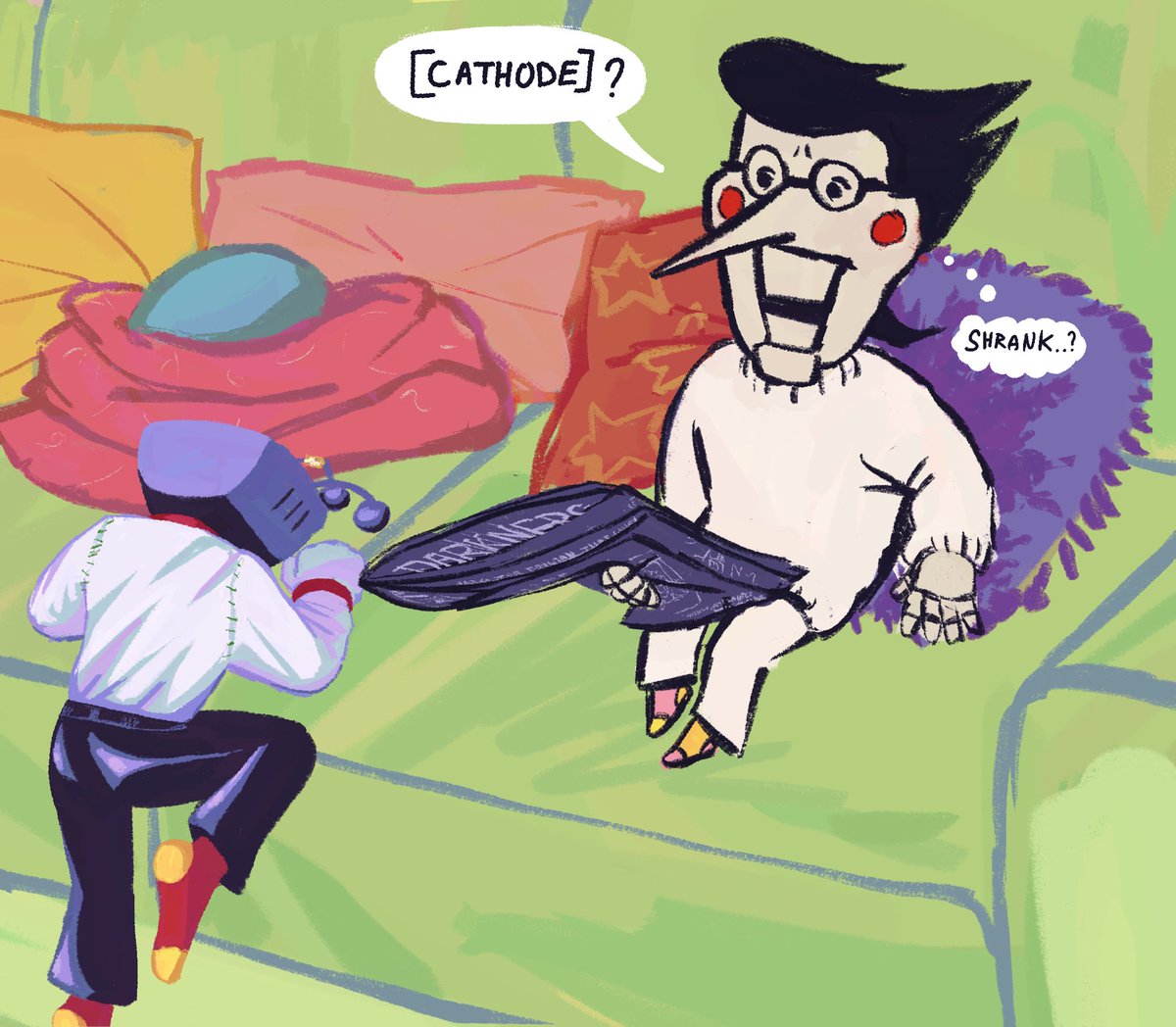 krimsonmay's tweet photo. [1/3] #spamtenna #spamton #tenna #deltarune https://t.co/Q4VvF91S8B