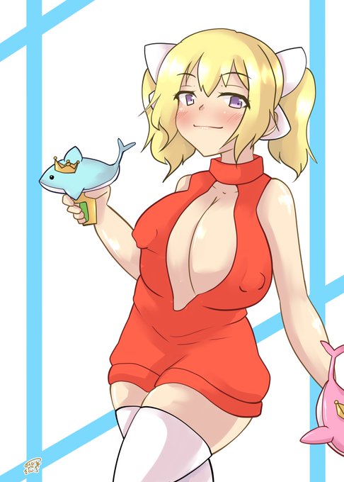 #羊の朝活
#閃乱カグラ 
#華風流 
今日の朝活。
えちえちな格好の華風流ちゃん! 