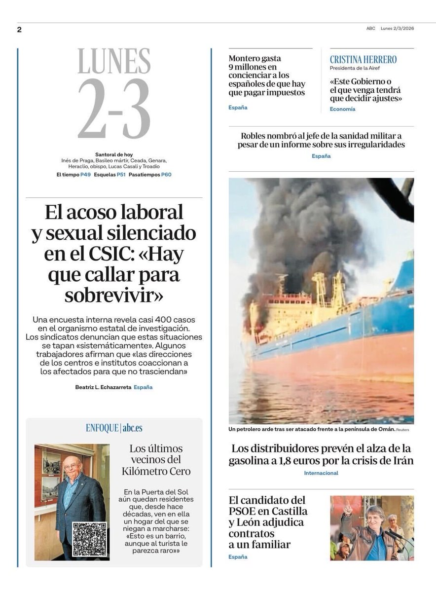 La portada y la Dos de ABC. Pronto, en <a href="/abckioskoymas/">ABC KIOSKO Y MAS</a>
