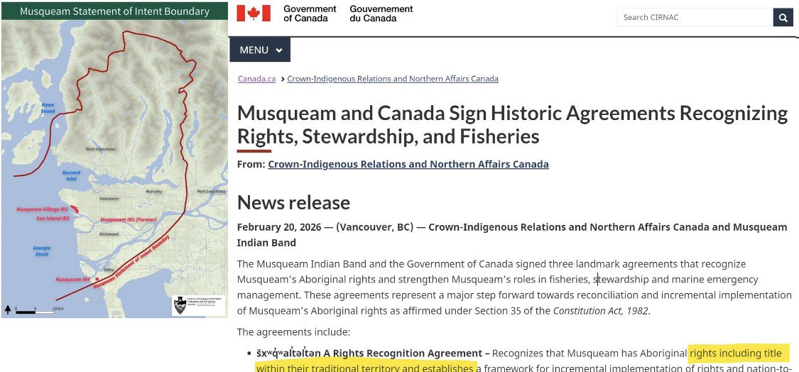 After the landmark ruling in Richmond which saw hundreds of property owners lose their land title to Cowichan first nations

Banks stopped providing mortgages

Will Bank stop issuing and renewing mortgages in greater Vancouver after Musqueam agreement?
