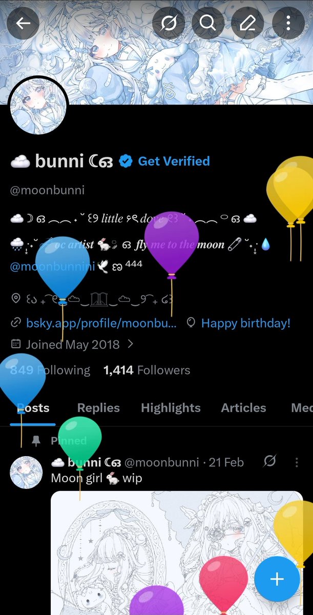 ☁️ bunni ☾ഒ tweet media