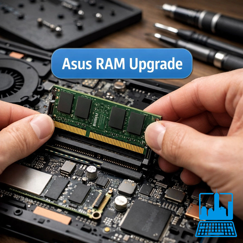 NYComputerHelp's tweet photo. Asus RAM upgrade for high-end multitasking. Performance optimization for creatives. 53 East 34th Street, NY 10016.

#AsusRepair #RAMUpgrade #LaptopPerformance #TechSupportNYC #MemoryModule #ComputerRepair #NYC #NewYorkComputerHelp #HardwareUpgrade #Asus https://t.co/Z72QNppnKM