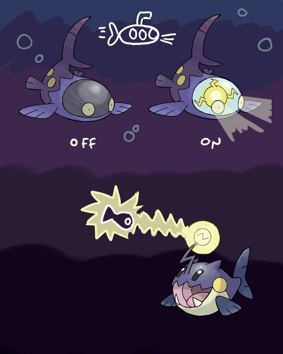 The shocker's prey realize too late that they have been lured into their predator's electric field.
While Subwels swims peacefully illuminating the darkness of the ocean depths. 🐟⚡

commission for RUNE BEASTS game!🐾