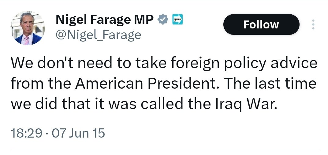 JPW64891780's tweet photo. @Nigel_Farage https://t.co/9ZsZyAhFdE