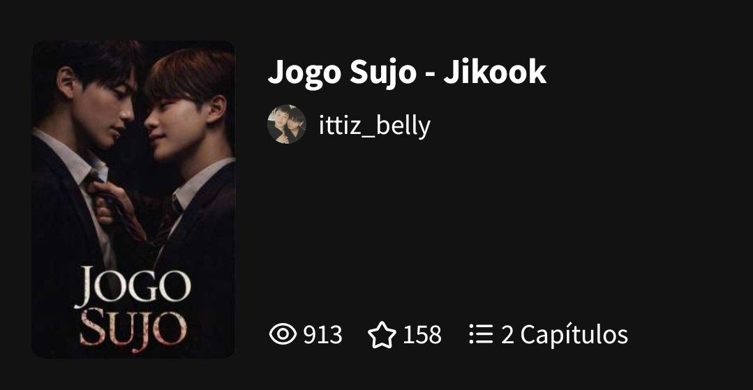 __maahyst's tweet photo. Fanfiqueiras de plantão, vão dar uma olhadinha na nova fanfic da minha amiga!! ( obs: está em andamento )
Nome: "Jogo sujo - Jikook"
Wattpad: ittiz_belly
Tudo sobre a fanfic está no tiktok dela: @ittiz_belly
.
.
#JogoSujo #JIMIN #JUNGKOOK
#jikook #Wattpad
#BTS #fanfic https://t.co/wCH0Lvrt5U