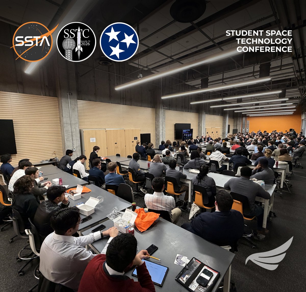 muoto's tweet photo. 🚀 Day 2 at the @ssta_utk Student Space Technology Conference in Knoxville. See day 1: https://t.co/fsBzg4q7eE

Saturday morning's keynote from Brigadier General Damon Feltman of the @SpaceForceAssoc, was a great way to start the day and set the tone for a full schedule ahead.

🎓 The student competition presentations that followed were great. Teams from @NCState, @universityofga, and the @UTKnoxville presented impressive technical work with strong engineering depth and confidence.

🌎 The industry exhibition was packed, and the engagement at the @BlackwingSpace booth was "off the hook". Thank you to everyone who stopped by to talk platforms, payloads, and paths to orbit.

🧭 After lunch, the State of the Space Industry panel featuring @RyanKriser, Maj. Gen. John Olson, Dr. @JohnSchmisseur, and Dr. Kurt Polzin was an excellent, substantive, and very high-quality discussion to kick off the afternoon. It was followed by panels on Advanced Propulsion, Space Startups, Policy & Defense, and Building the LEO Economy. The conversations reflected real alignment between academia, industry, and government across Tennessee.

See: https://t.co/7kUSWFdHmo 

#Space30 #Blackwing #SouthernSpaceCorridor #TNSpace