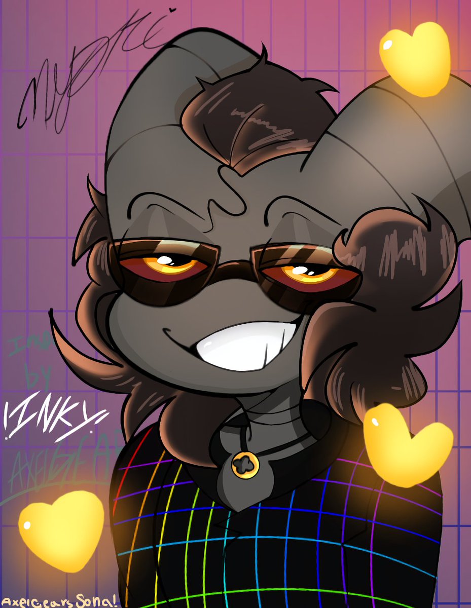 Genyaorgenya's tweet photo. AXELLL!! drew your Sona! (Highly inspired by inkyspots version)
(⁠╬⁠☉⁠д⁠⊙⁠)⁠⊰⁠⊹ฺ
How you like it!:)
Sona- Belongs to @AxelGear11 
Refrence used- @Inky_Spots 
#FYP #art #idk #artblock https://t.co/MlU7zfI2g0