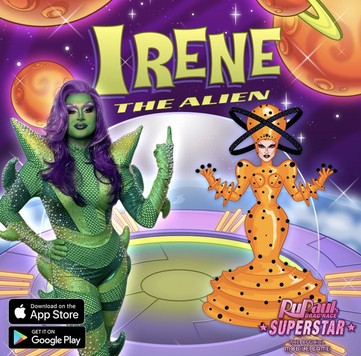 Irene the Alien has been revealed to be the March 2026 Queen of