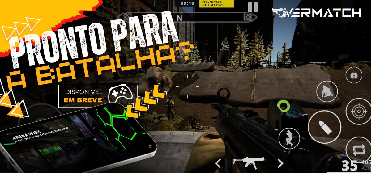 OVERMATCHGAME's tweet photo. O JOGO MUDOU. O Brasil entrou no servidor! 🇧🇷

Cansado do que vem de fora? Conheça o novo Free Fire brasileiro. O Overmatch é FPS de elite com identidade nossa e o diferencial da Arena WIBX: aqui sua habilidade vira recompensa real. 💎💸

DISPONÍVEL EM BREVE. 🚀

#Overmatch #FPS https://t.co/604HhyyM52