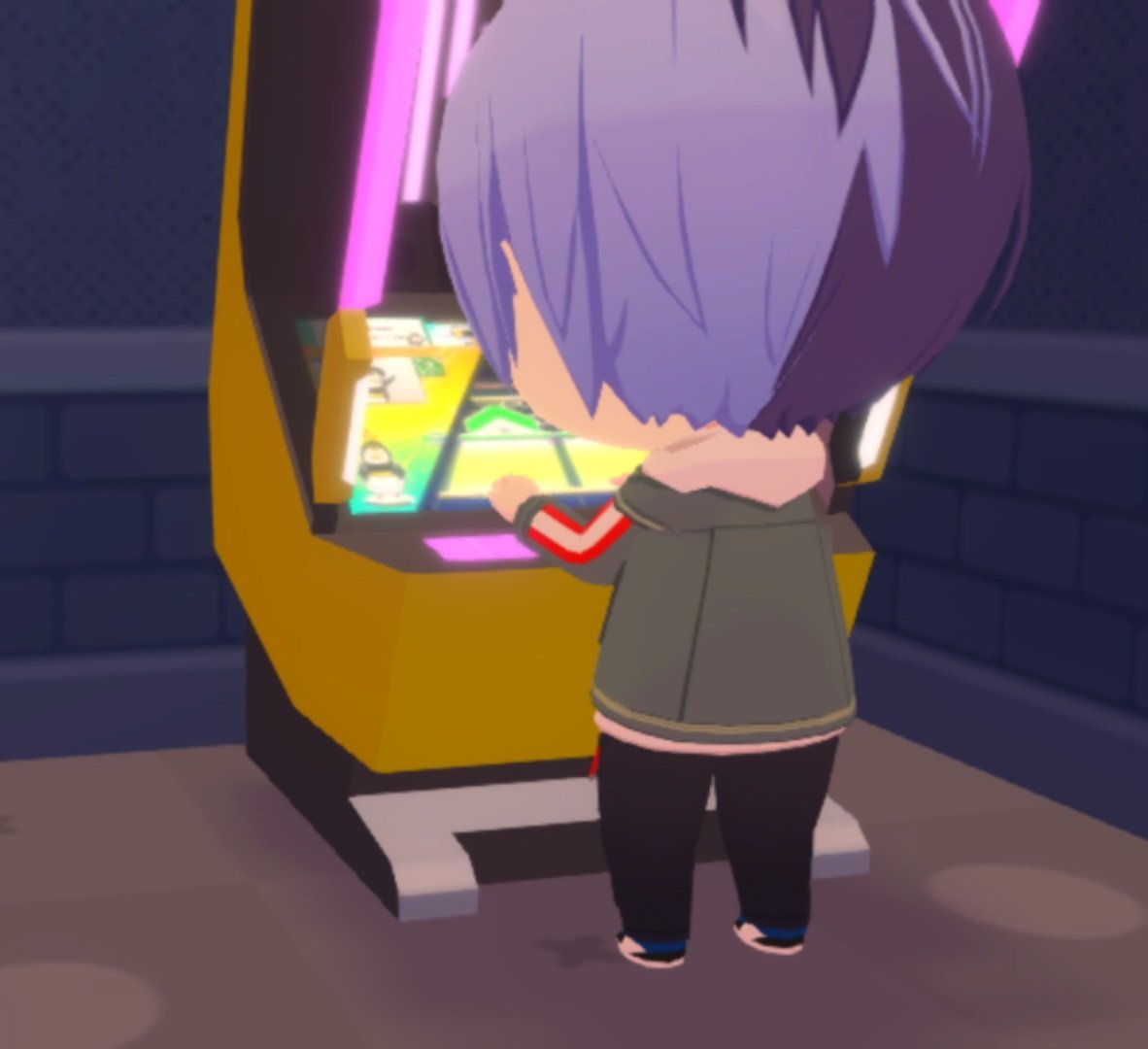 SakumaMutsu's tweet photo. ...we went to an arcade...to commemorate Hane-han's birthday....Toya-han had some difficulties with a game...but Akito-han helped him...'nd later he got a plushie for Hane-han on the claw machine...afta a strategy meetin' with Hane-han 'nd An-han... https://t.co/9u2PotAL6m