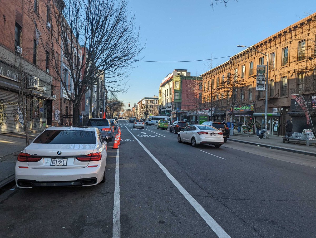 If it is one of these, of course, many cyclists avoid them. They are practically suicide lanes. ht: <a href="/StreetsblogNYC/">Streetsblog New York City</a> x.com/juneconte/stat…