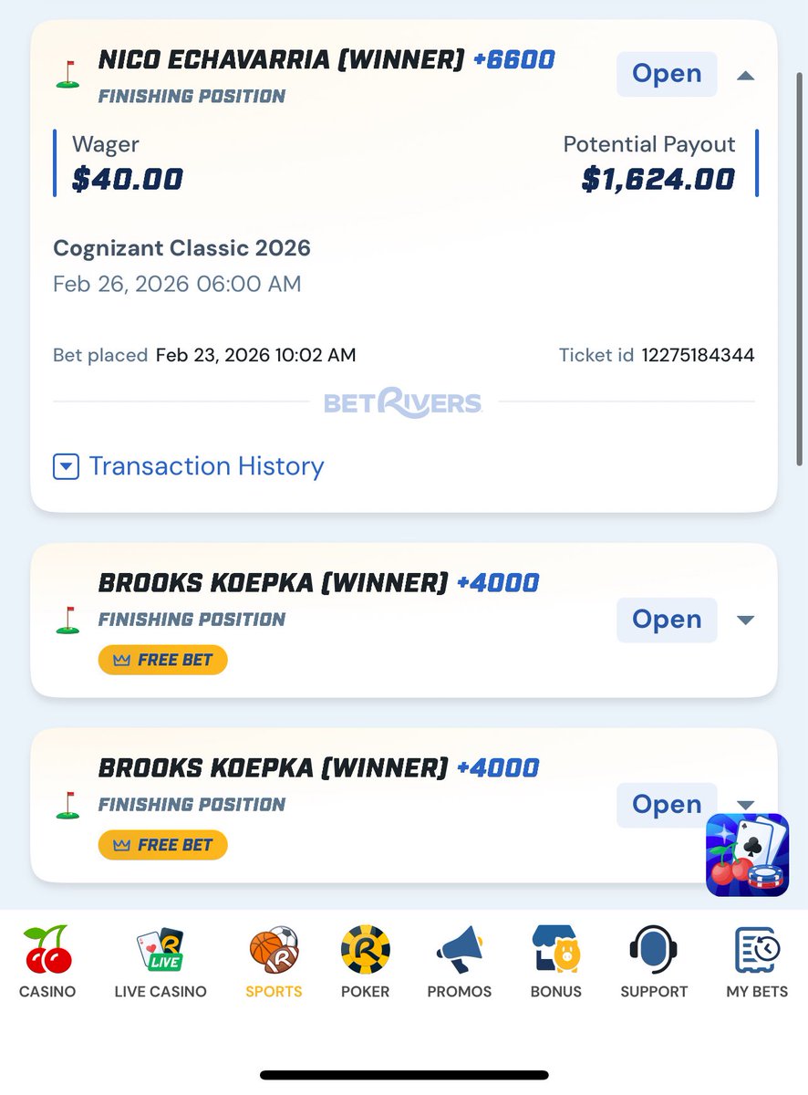 DTrowbridge08's tweet photo. @GolfTipsChecker @TitanicGambler @AdsyBetz @Bamfordgolf @Bradley_Todd @RBaroff427 @TMC_Time @markallentc @GolfRamble @DoubleDwnBets @SBurnsBurner Vamos nico https://t.co/zd4cBvQUEE