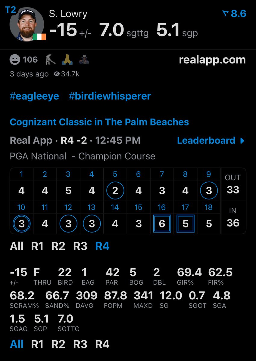 HEBenjoyer's tweet image. Is there a better feeling than watching this fat fuck Shane Lowry crash out and blow a lead