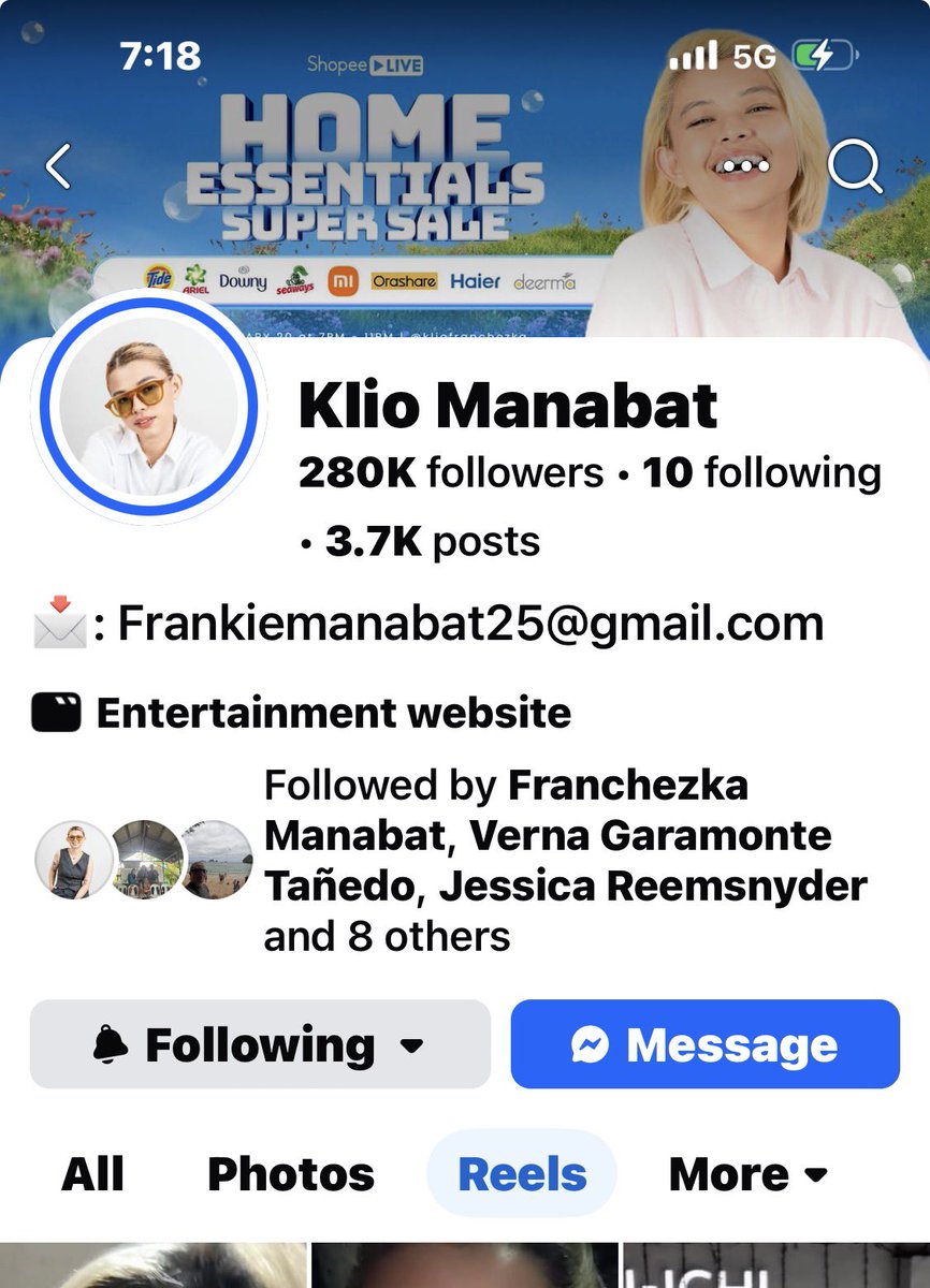 chailatey's tweet photo. Happy 280K followers on your FB account
@francchezka 
#Kliomanabat 
#Warlio https://t.co/r9p5TgV0R0