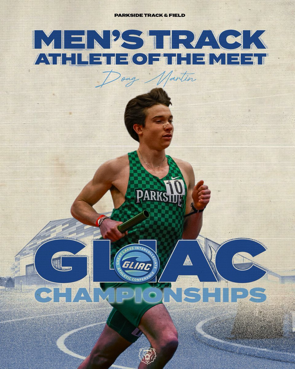 ParksideTFXC's tweet photo. Men’s Track Athlete Of The Meet ✅

Congrats to Doug Martin for his outstanding performances this weekend at the @gliacsports Conference Meet earning him this honor! Martin finished as the highest Men’s point scorer at the meet.

#DefendTheDen // #RangerGRIT https://t.co/hV4HCtqD30