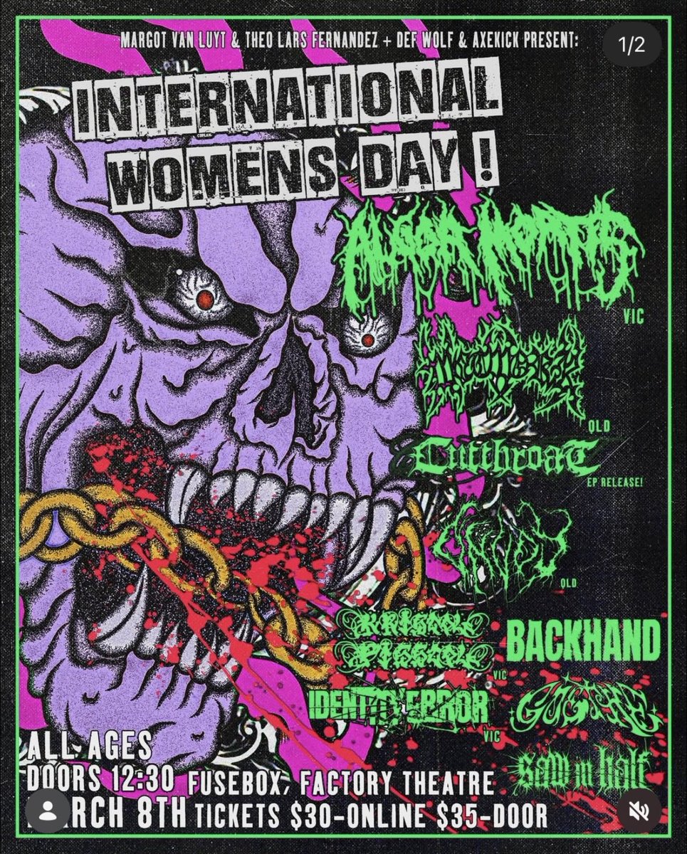 Our first Sydney show in ages. This is ALL AGES! Tickets on sale now!