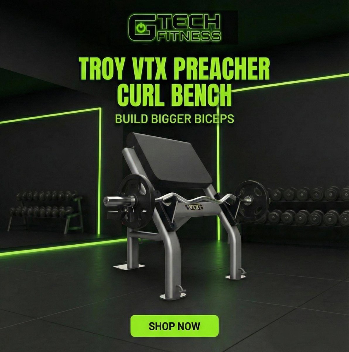 Gtech_Fitness's tweet photo. Stronger arms start with better equipment. 💪
Troy VTX Preacher Curl Bench — built for strict, focused arm training.
Free shipping nationwide 👉 https://t.co/abb5nLZK0l
👉 https://t.co/23HVBFBfWE
#GtechFitness #FindYourPower #StrengthTraining #GymEquipment #ArmDay https://t.co/dGTJ6nlYaf
