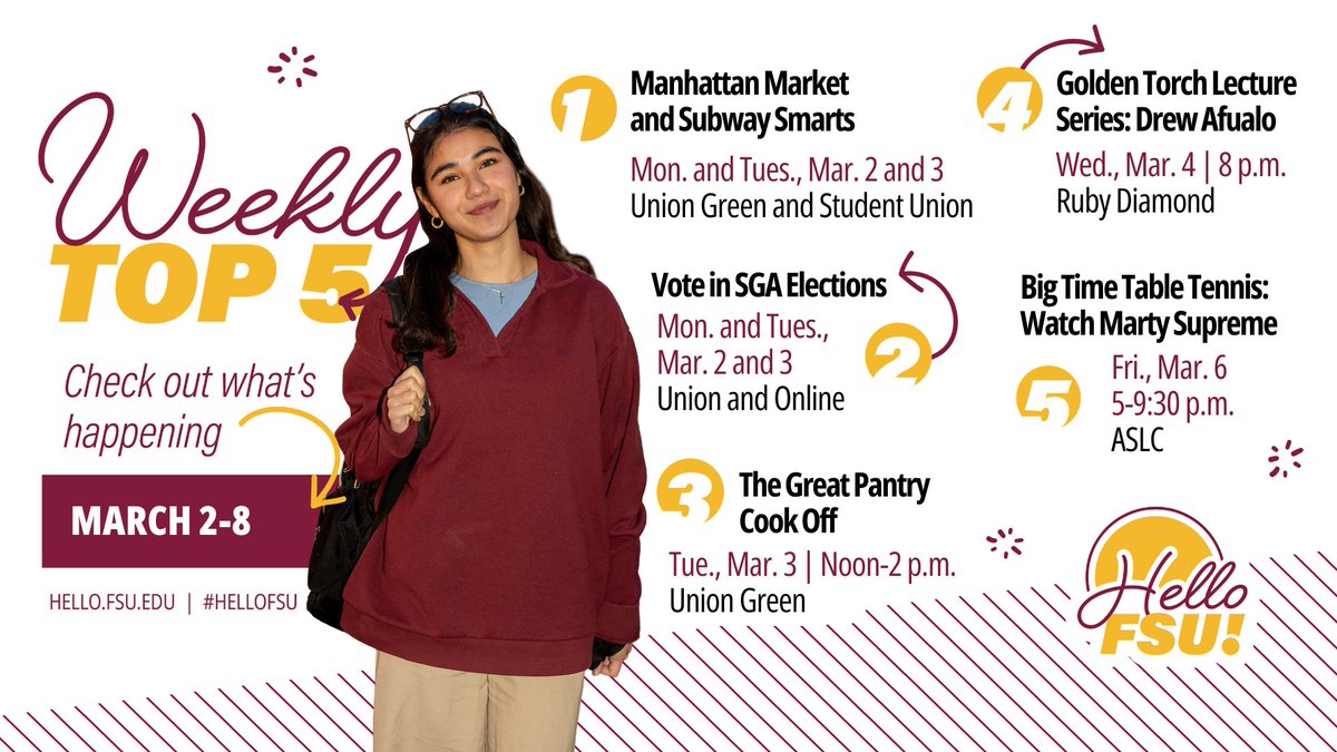 FSU Student Affairs tweet media