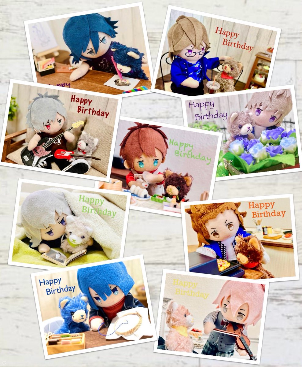 18人のバースデー🎂
インスタに載せていたので撮影順番はこちらになります。こう見ると前半はシンプルですね☺️綺羅くんの陶芸がかなり苦戦して…。でも、そのおかげで後の撮影ができたのかなと思います。色々あったけど楽しく撮影ができ、皆さんにたくさん見ていただけてとても嬉しかったです☺️