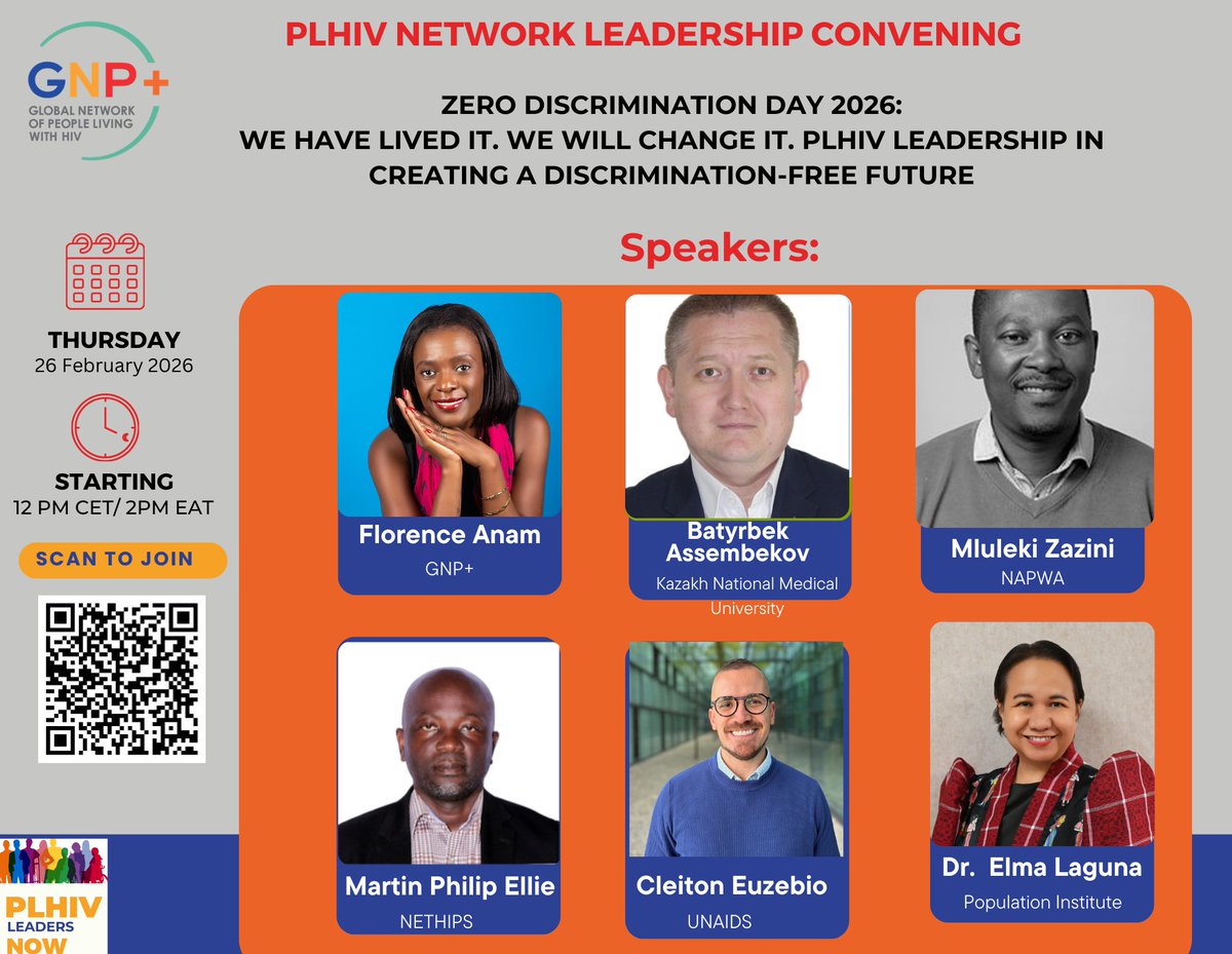 gnpplus's tweet image. #Recording now available

Yesterday was #ZeroDiscriminationDay a reminder that to put #peopleFirst and commit to fighting stigma &amp;amp; discrimination. 

We're happy to share the recording from last week's powerful PLHIV convening, hosted by @gnpplus and partners ahead of the day.