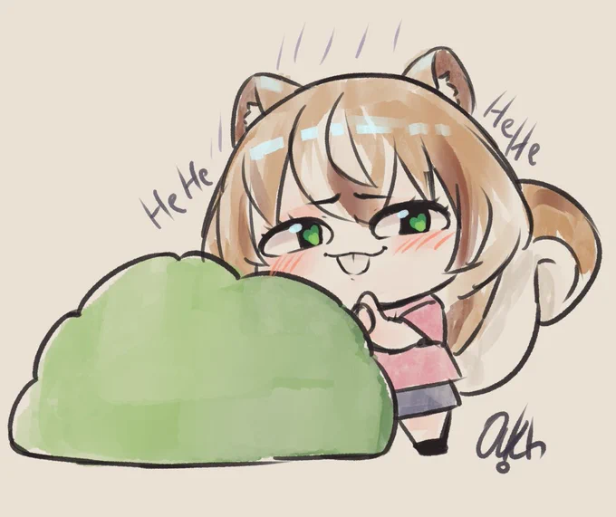 Scheming risu