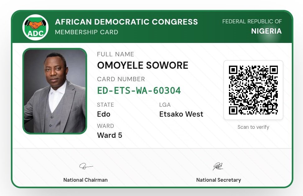 BashirAhmaad's tweet photo. The decision by our great party, the APC, to tie membership registration to an authentic National Identification Number (NIN) that corresponds with an individual’s verified mobile number was a strategic and forward-thinking move. It reinforces transparency, credibility and accountability within the party’s structure. 

By ensuring that every registered member is linked to a valid and verifiable identity, APC has effectively eliminated the possibility of fake registrations or the use of fabricated identities. 

Advisably, the opposition ADC should urgently review its own membership registration process to ensure credibility.