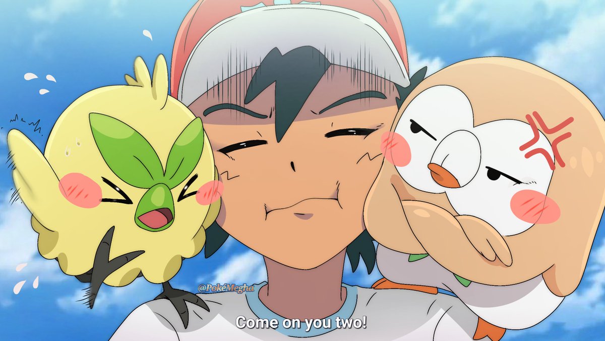 Just Ash's birbs fighting over him~🌱✨

#Anipoke #Pokemon30 #MyArt