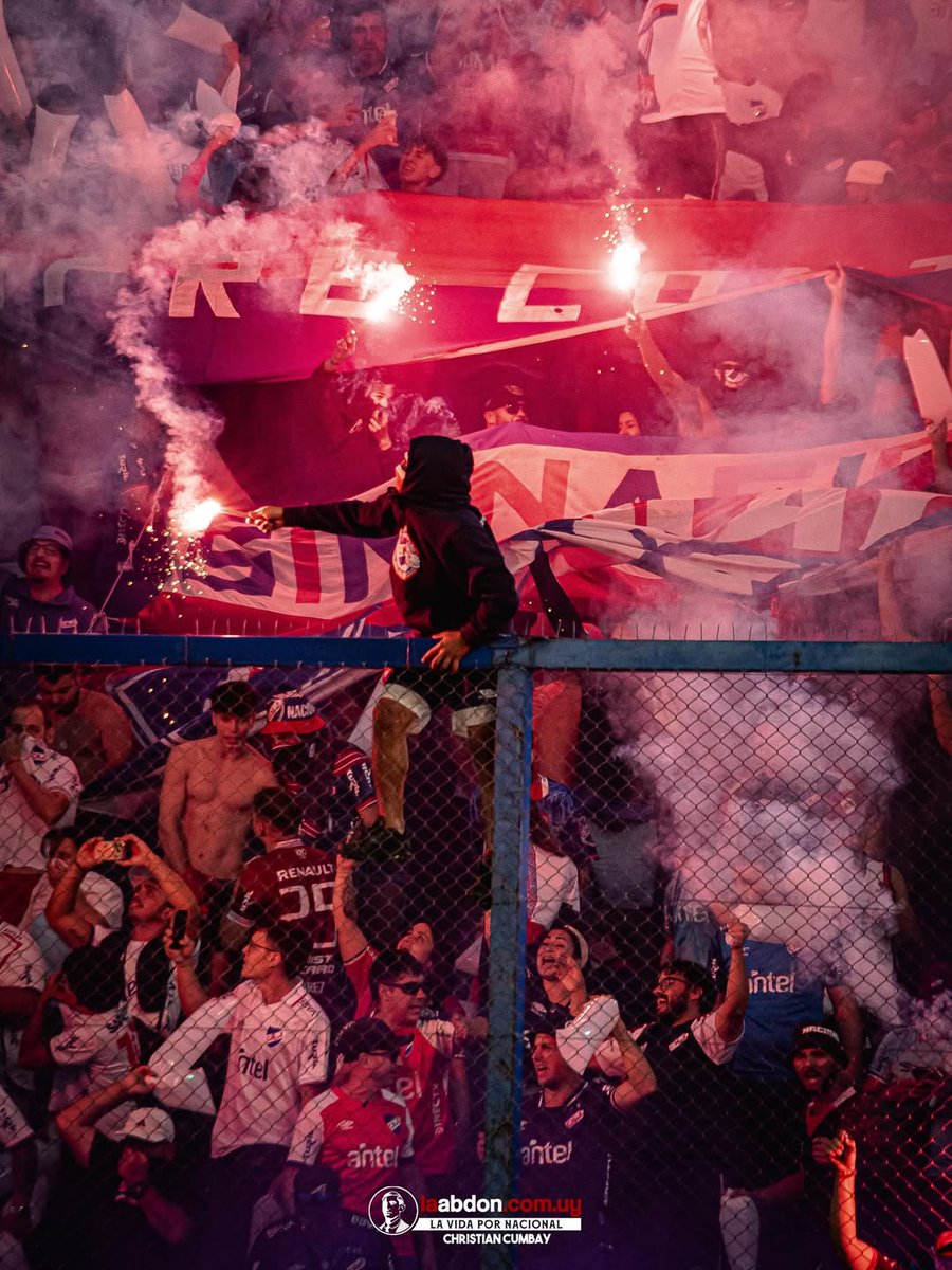 La Banda del Parque de Nacional hoy en el clásico vs Peñarol