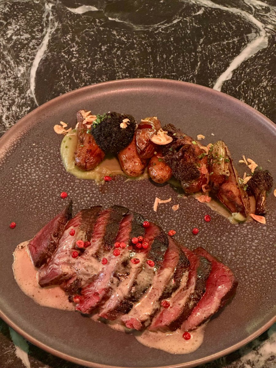 Peach_FGG's tweet photo. I had the most delicious steak in New York at BK French-Chinese fusion restaurant 🥹 https://t.co/iI77OH2joC